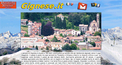 Desktop Screenshot of gignese.it